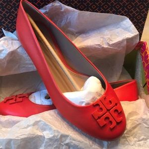 Tori Burch Orange Flats